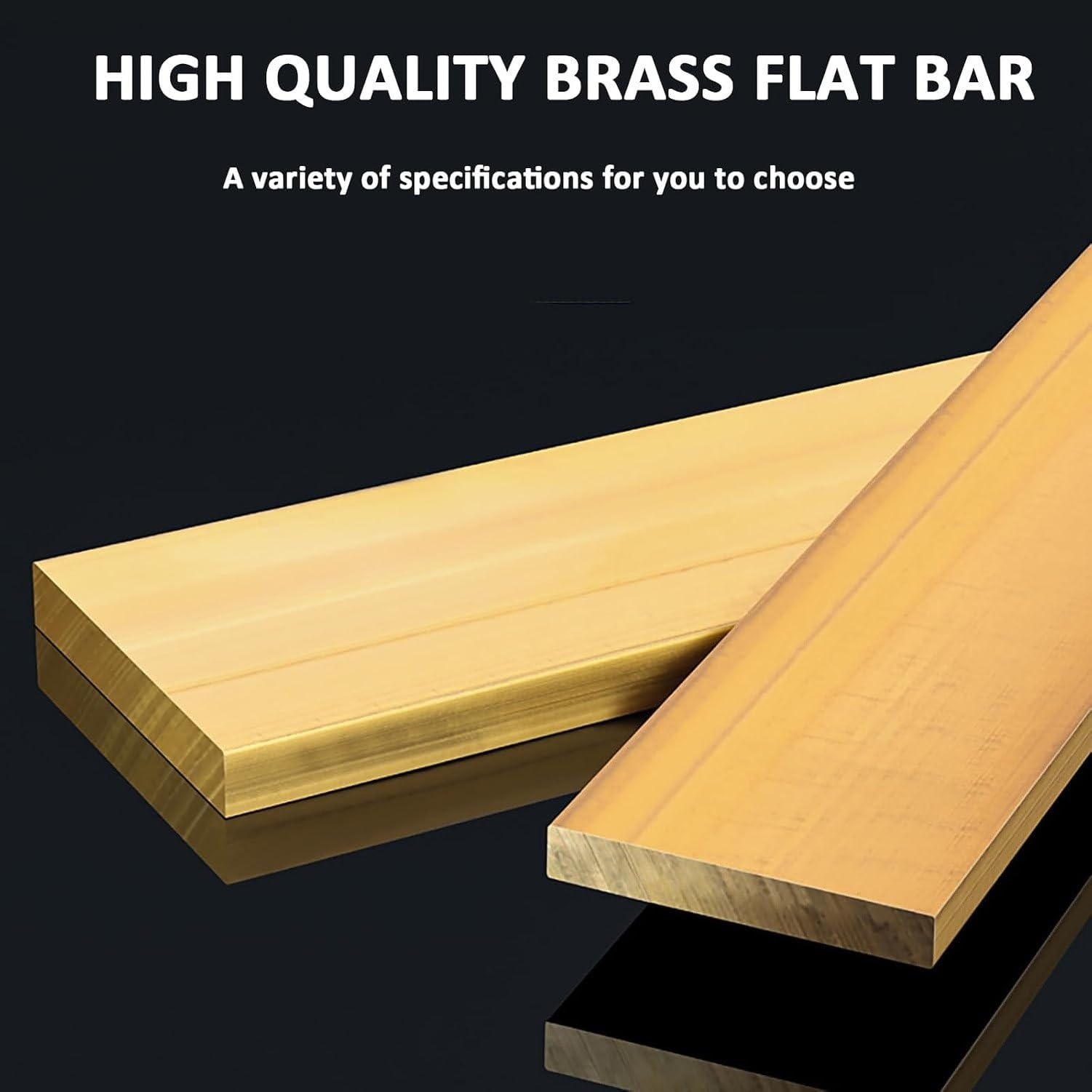 Barre plate en laiton 500 mm massif 12 mm pour loisirs creatifs, 40mm, 40mm