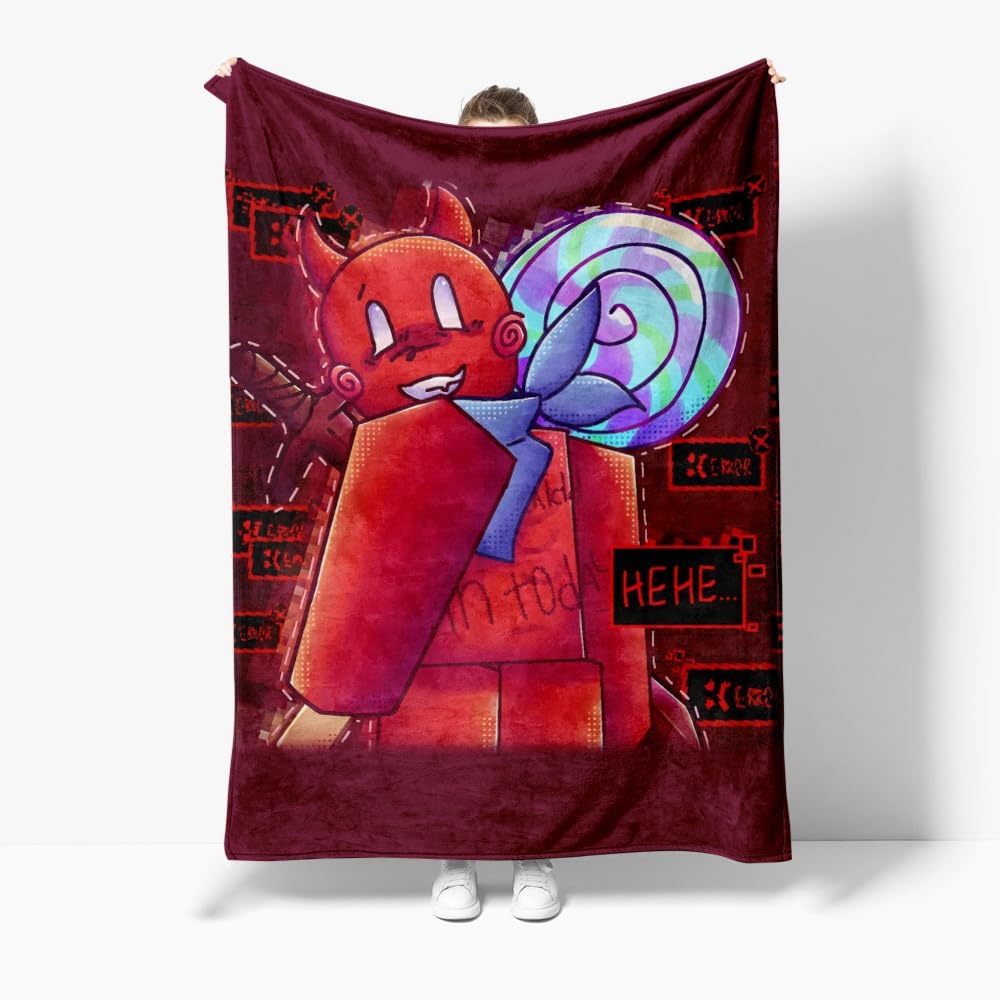 Hzsyc Boys K Ids Forsaken Gubby Blanket Funny Cute Rabbit Gubby Throws Blanket - Soft Lightweight Plush Cozy (,L: 50In X 80In)