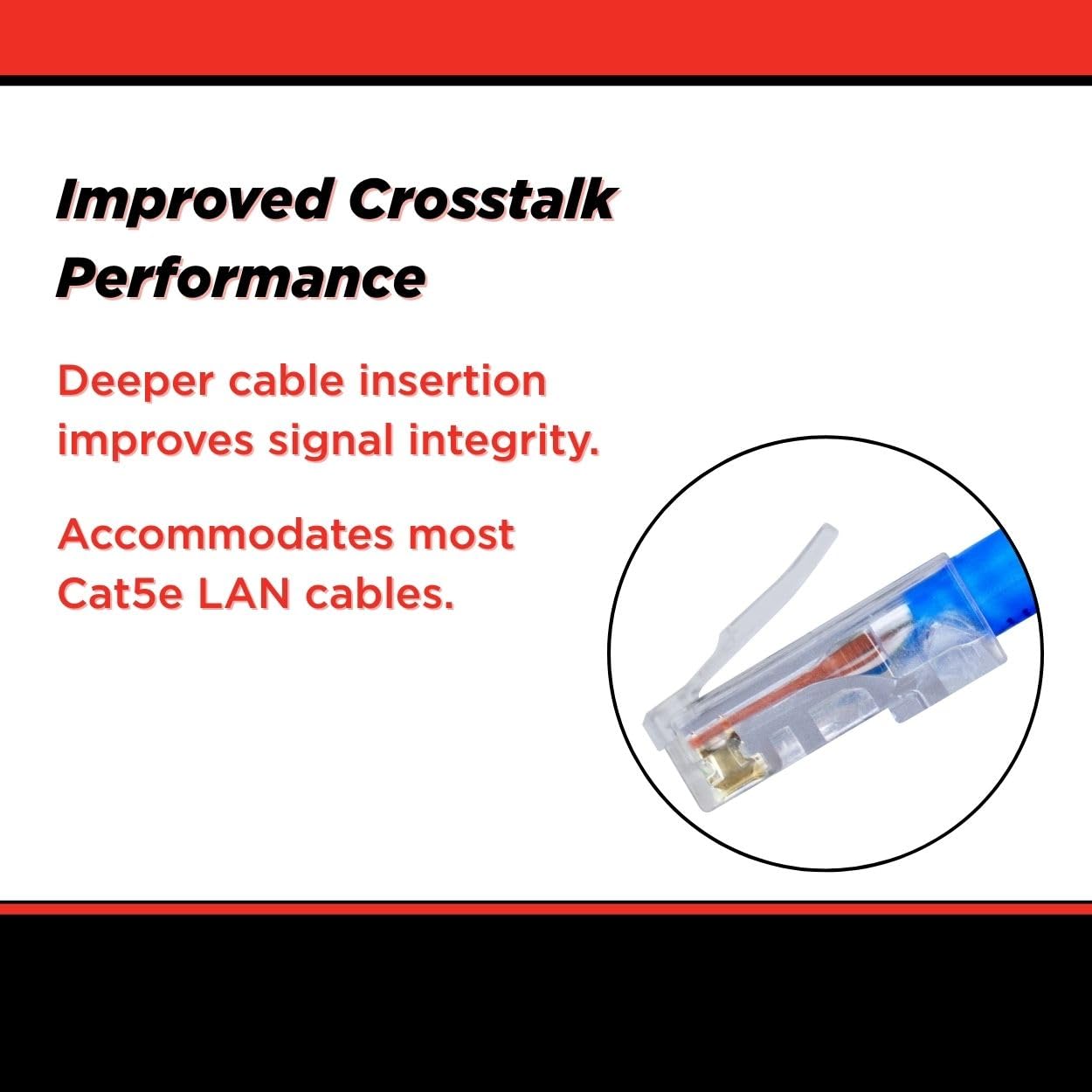 Simply45 Spine modulari standard WE/SS RJ45 per connettore Cat5e 24AWG UTP solido e 28-26 AWG Cat5e/6 UTP incagliato - tinta blu, design a 3 poli - 100 pezzi - S45-1000