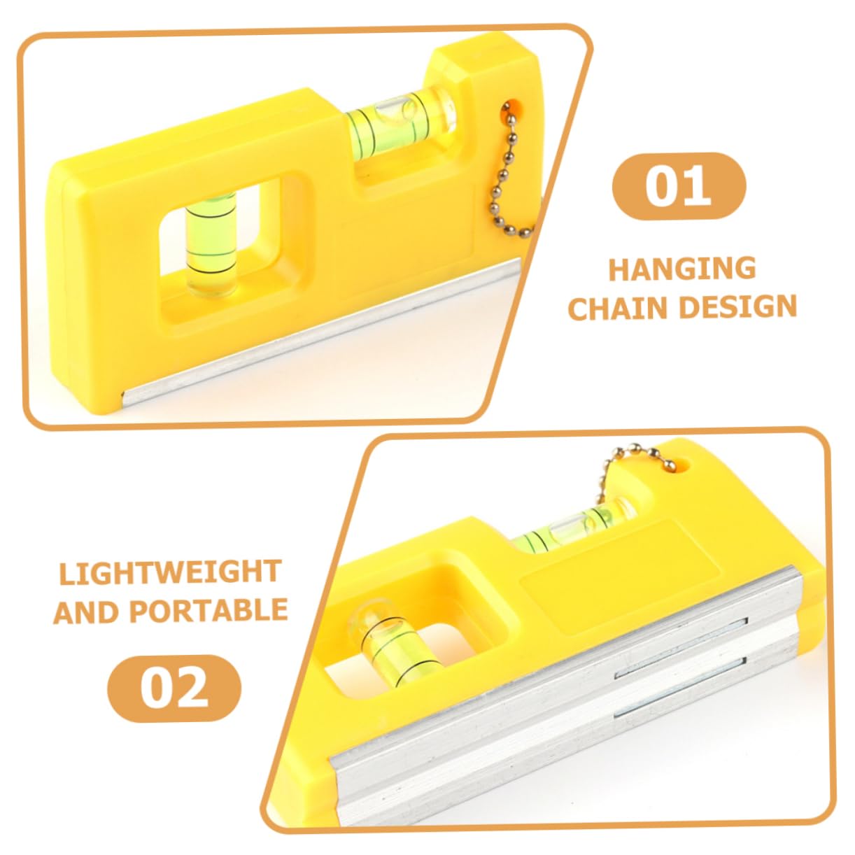 5 Pezzi Livello magnetico governate misura livello digitale strumento livellatore livella a bolla livellatori di bolle livellatore di bolle strumento di piccolo livello plastica