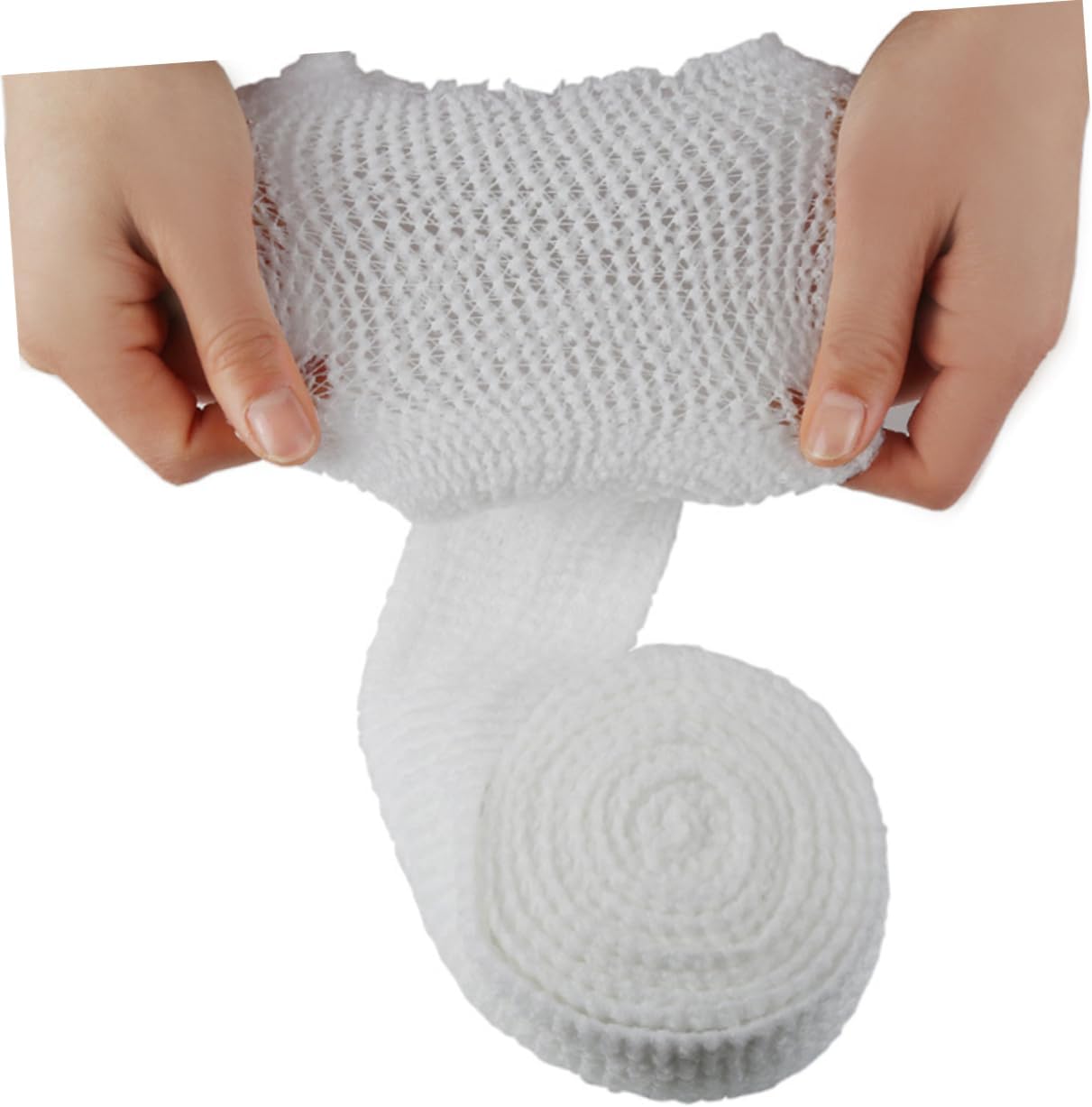 5rolls Elastic Mesh Bandage for First Aid Breathable Sports Tape for Finger Joint Support Flexible Wrap for Sprains and Injuries for Outdoor Activities