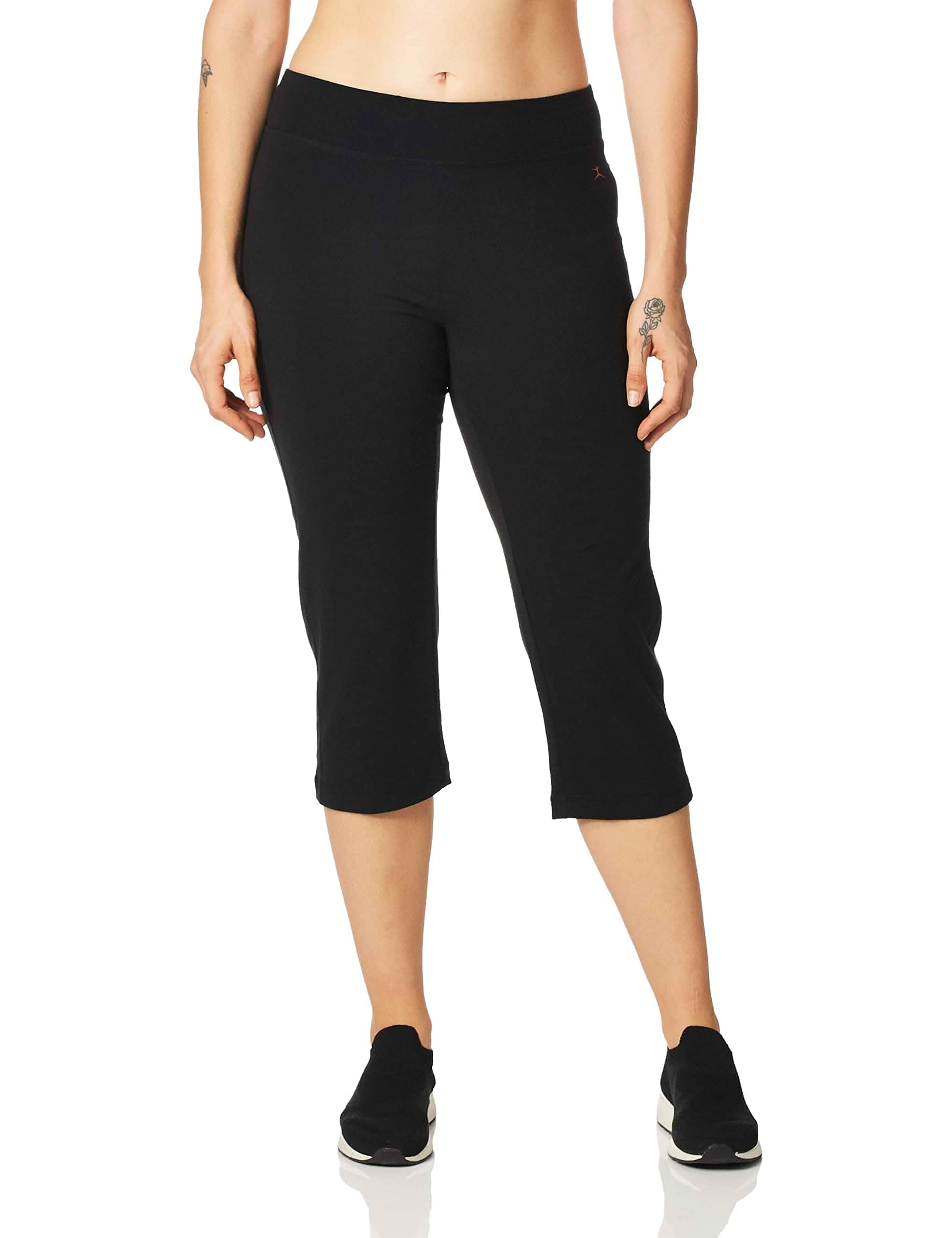 Danskin Women's Everyday Basic Capri Yoga Pants