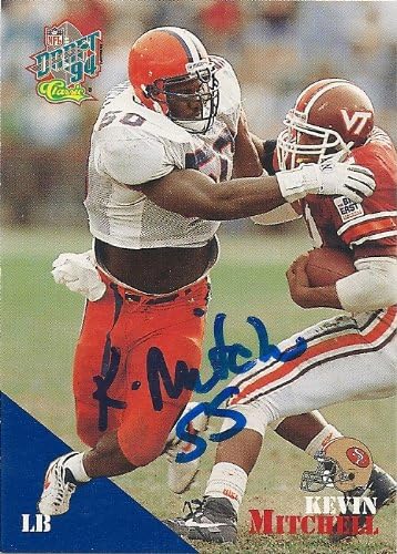 1994 Kevin Mithcell Signed Classic Football Card #67 A COA will be included autographed San Francisco 49ers Syracuse