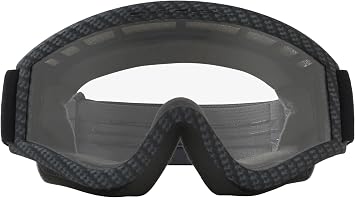 Oakley Unisex Sunglasses Carbon Fiber Frame, Clear Lenses, MM