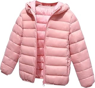 Kids Winter Coat Girls Puffer Jacket Baby Warm Winter Coats Boys Outerwears with Hooded Down for Outdoor Activities