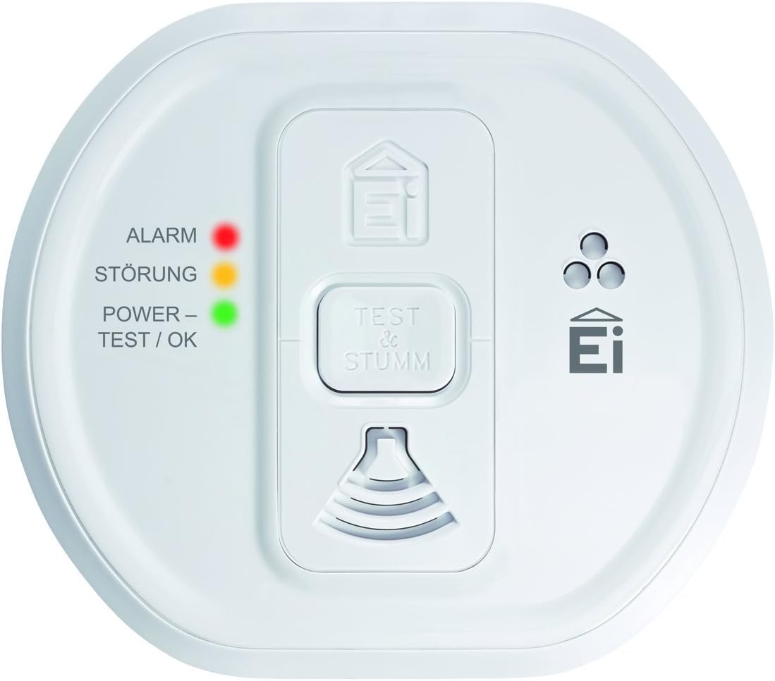 Ei Electronics Contemporary Designed Carbon Monoxide Alarm with Memory Feature Powered