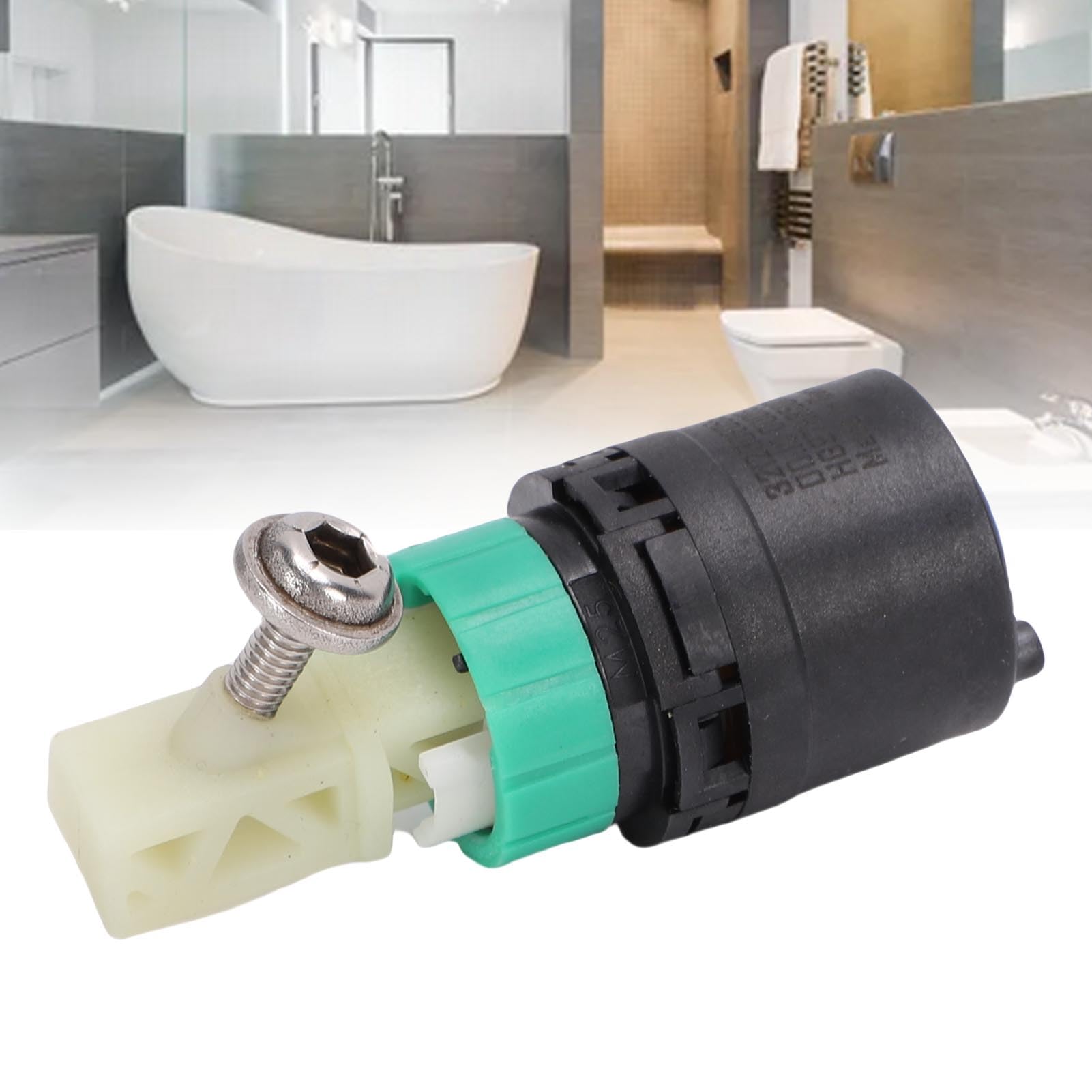aqxreight Cartucho de Grifo de un Orificio M3 M2, Cartucho de Cerámica de Repuesto de 2 Pulgadas con Tecnología de Sellado Innovadora, para Grifos de Baño o Cocina de una Sola Manija