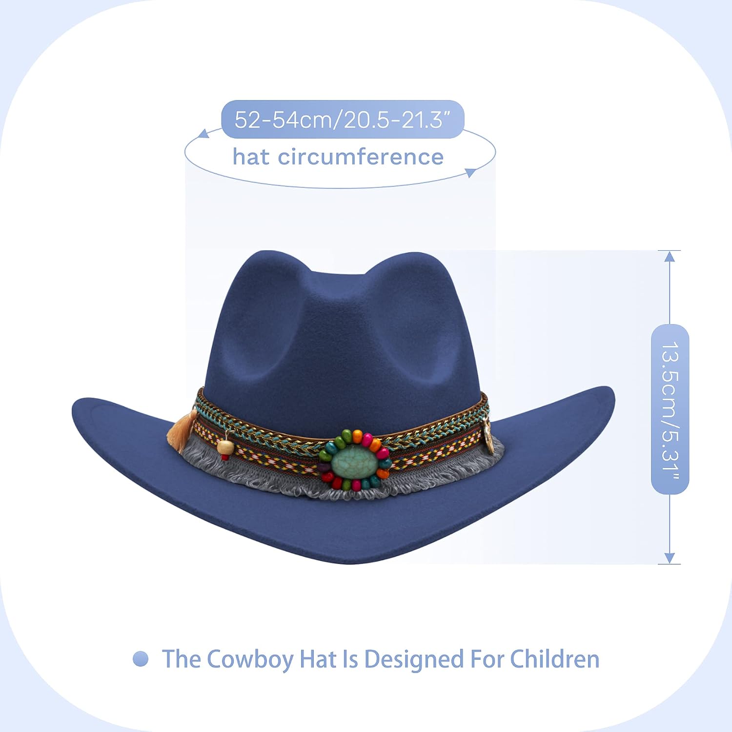 Buy jingsha Children Felt Cowboy Hat 