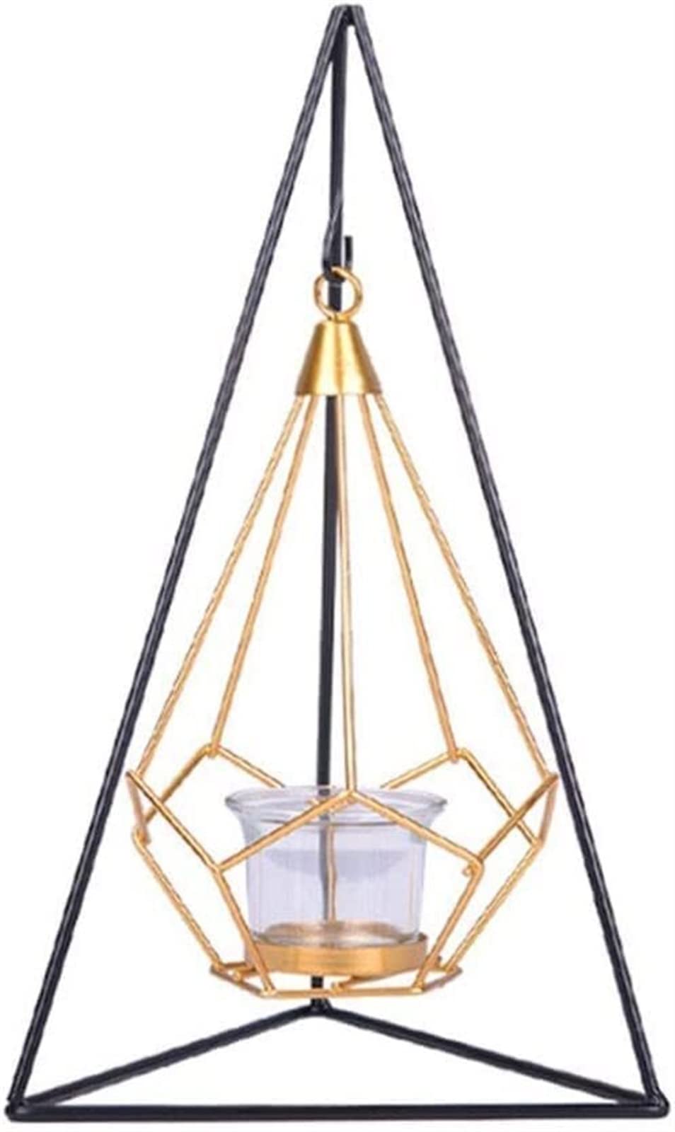 candlestick holders, 1pc Geometric Candlestick Creative Gift Nordic Candle Holder Night Hanging Home Decor Candlelight Dinner