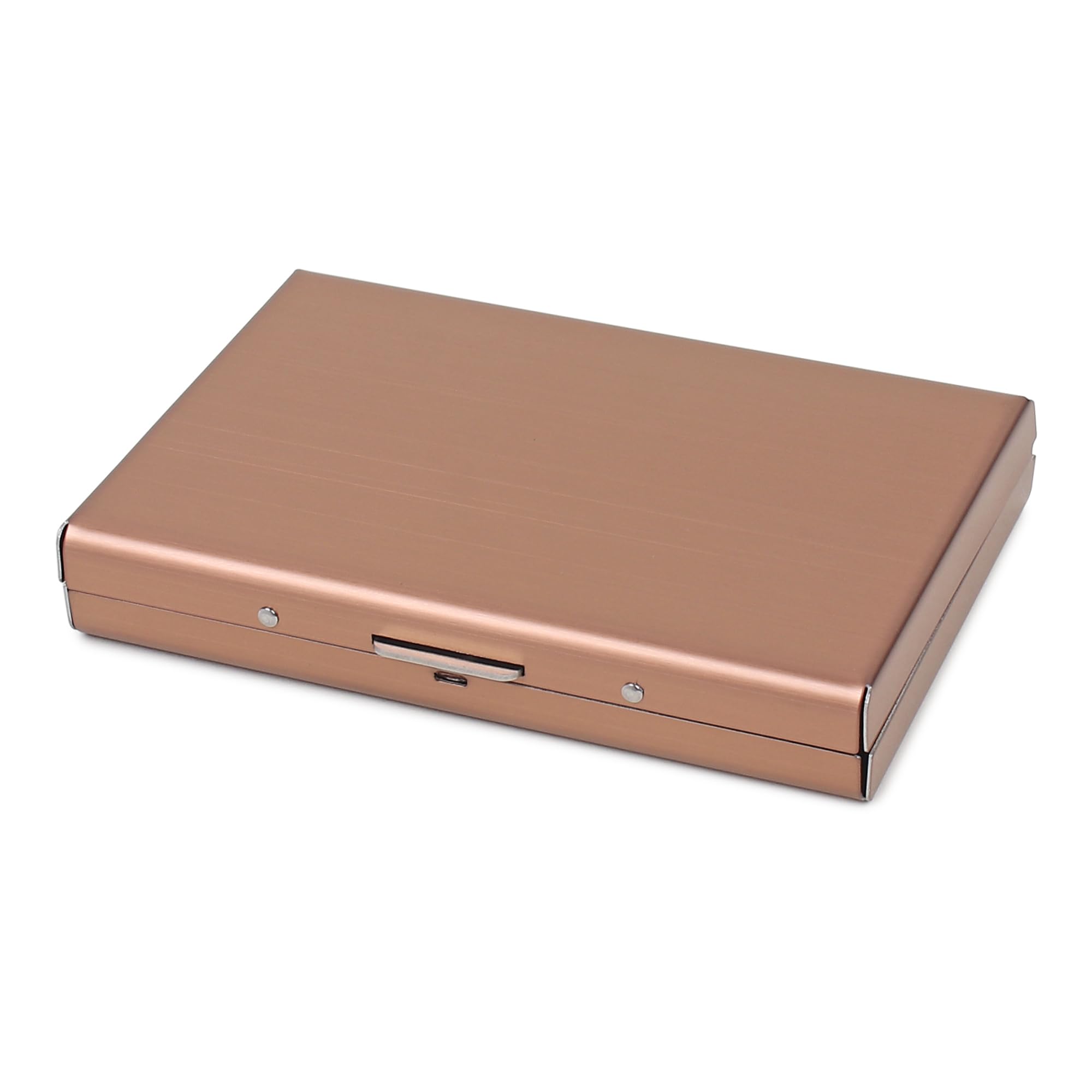 stealodeal long-lasting rose gold rfid protector metal debit/credit/atm 8 slots men & women card holder purse