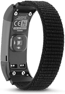Watchband Compatible with Garmin vivosmart HR/HR+ Replacement Bands - Woven Nylon Strap with Hook and Loop - Regular (10#)
