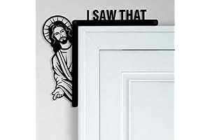 JESUS I SAW THAT DOOR HANGER