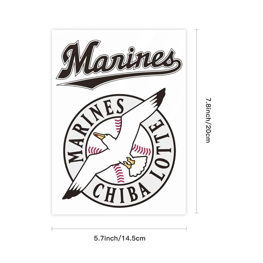 Amazon.co.jp: クリスタルステッカー 防水 千葉ロッテマリーンズ