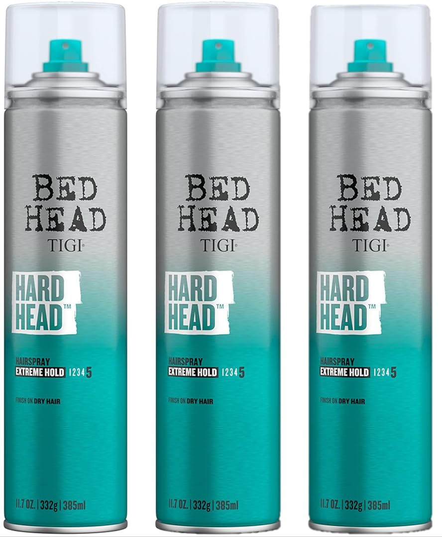 Tigi Bed Head Hard Head Spray, 11.7 Ounce Pack med 3