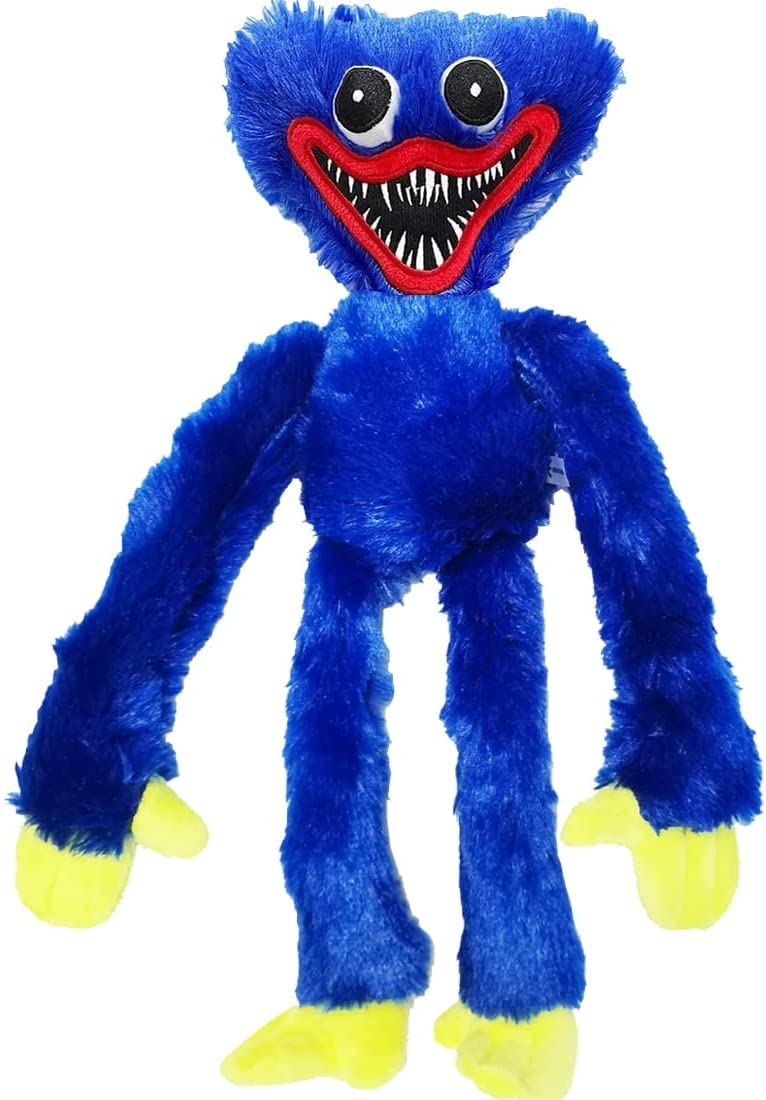 LXSLFY Huggy Wuggys Monster Horror Plush Toy, 15 in (Blue)