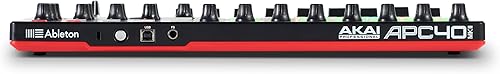 Miniatura 10 de Akai Professional APC Key 25 MK2 - Controlador de teclado USB MIDI de 25 teclas para lanzamiento de clip con Ableton Live Lite, 40 almohadillas RGB