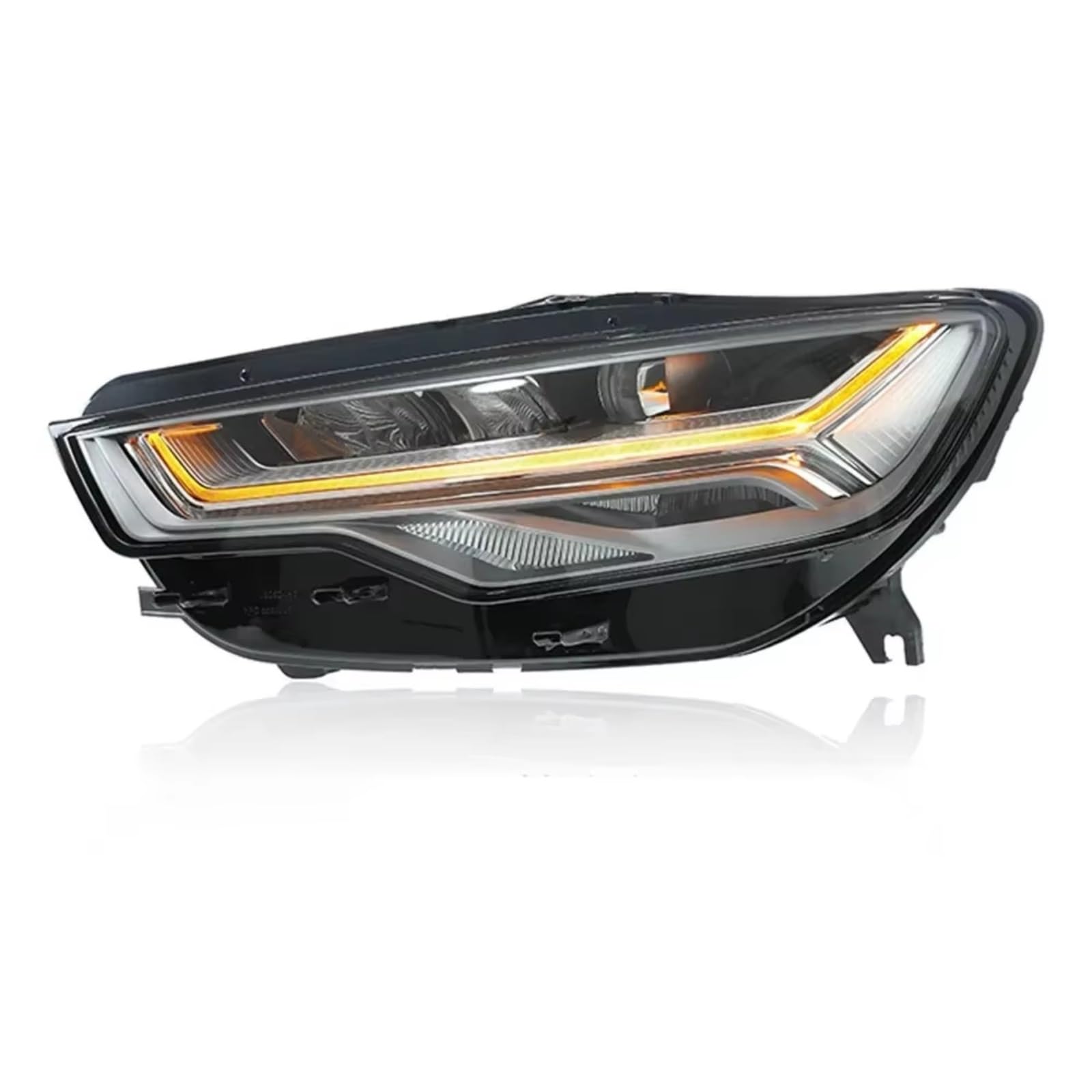 DRL Compatible Con A6 2012 2013 2014 2015 Accesorios Automóvil Faros Delanteros Luces Giro Delanteras Reparación Reemplazo Componentes Plug And Play