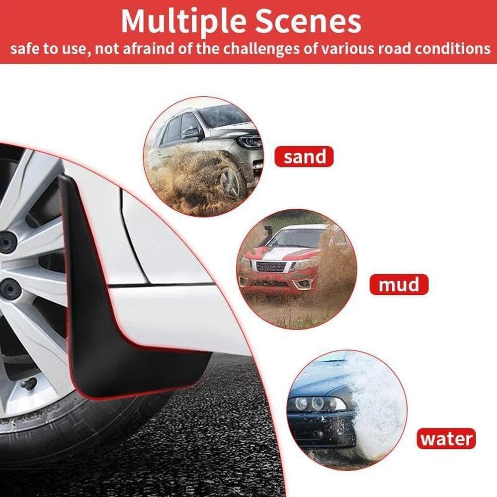 Car Splash Proof 4Pcs Mudguards for Benz GLB Class X247 2019 2020 2021 2022 2023 Splash Guards Front Rear Wheels Fender Car Accessories