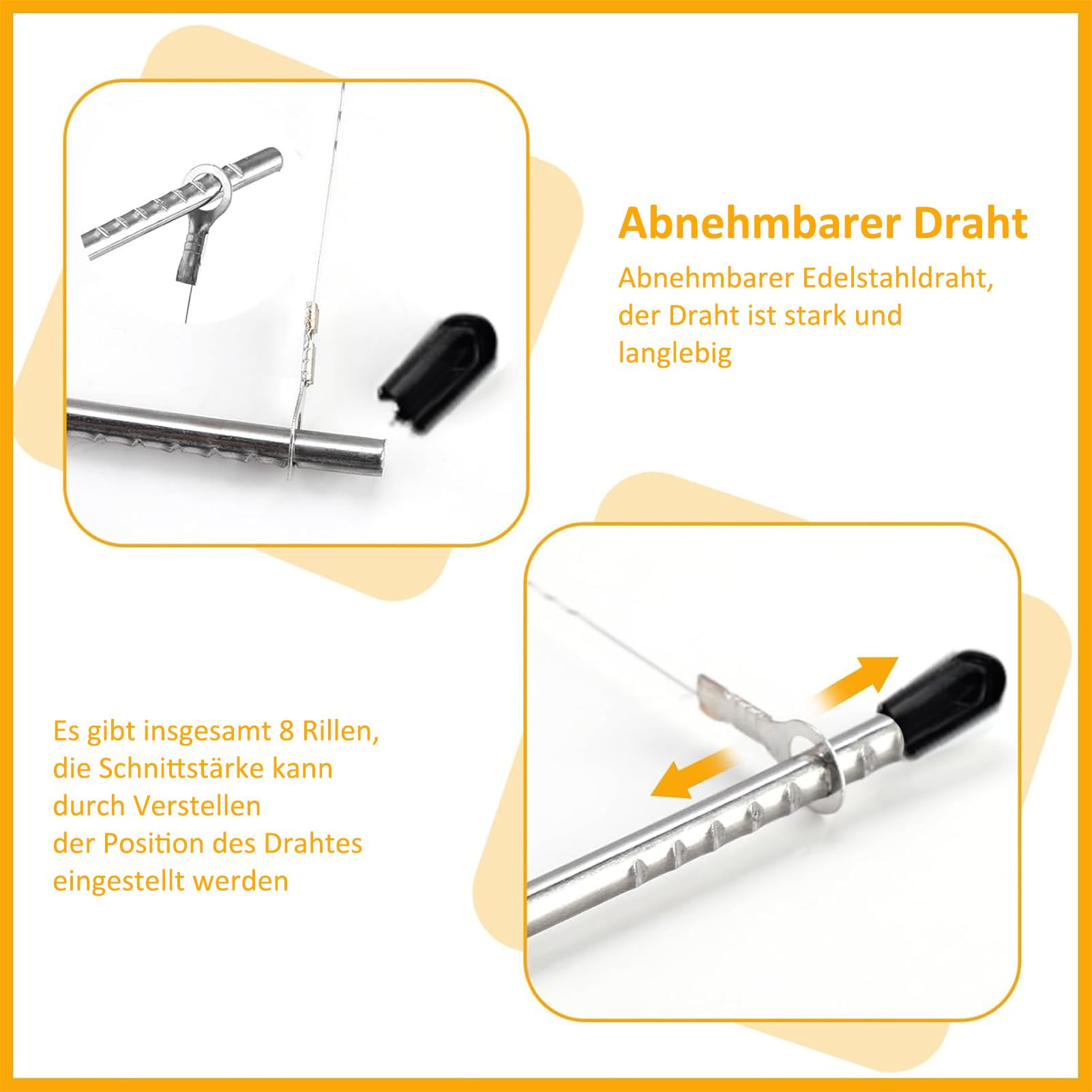Coupe-gâteau Professionnel Acier Inoxydable 32 cm Réglable en hauteur