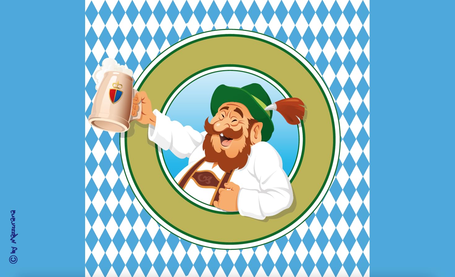Drapeau bière ultra résistant grand format 150x90 cm avec œillets