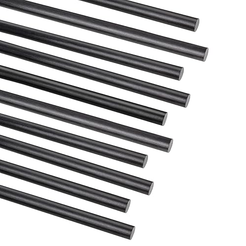 ARRIS Varilla de fibra de carbono de 0.039 in de diámetro de 15.748 in para avión RC DIY Craft 0.039 in 0.059 in 0.098 in 0.118 in 0.157 in 0.197 in