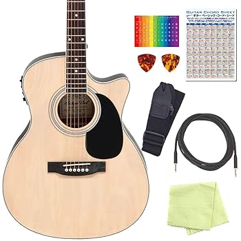 Amazon | エレアコ アコギ 初心者 超入門 8点セット Antique