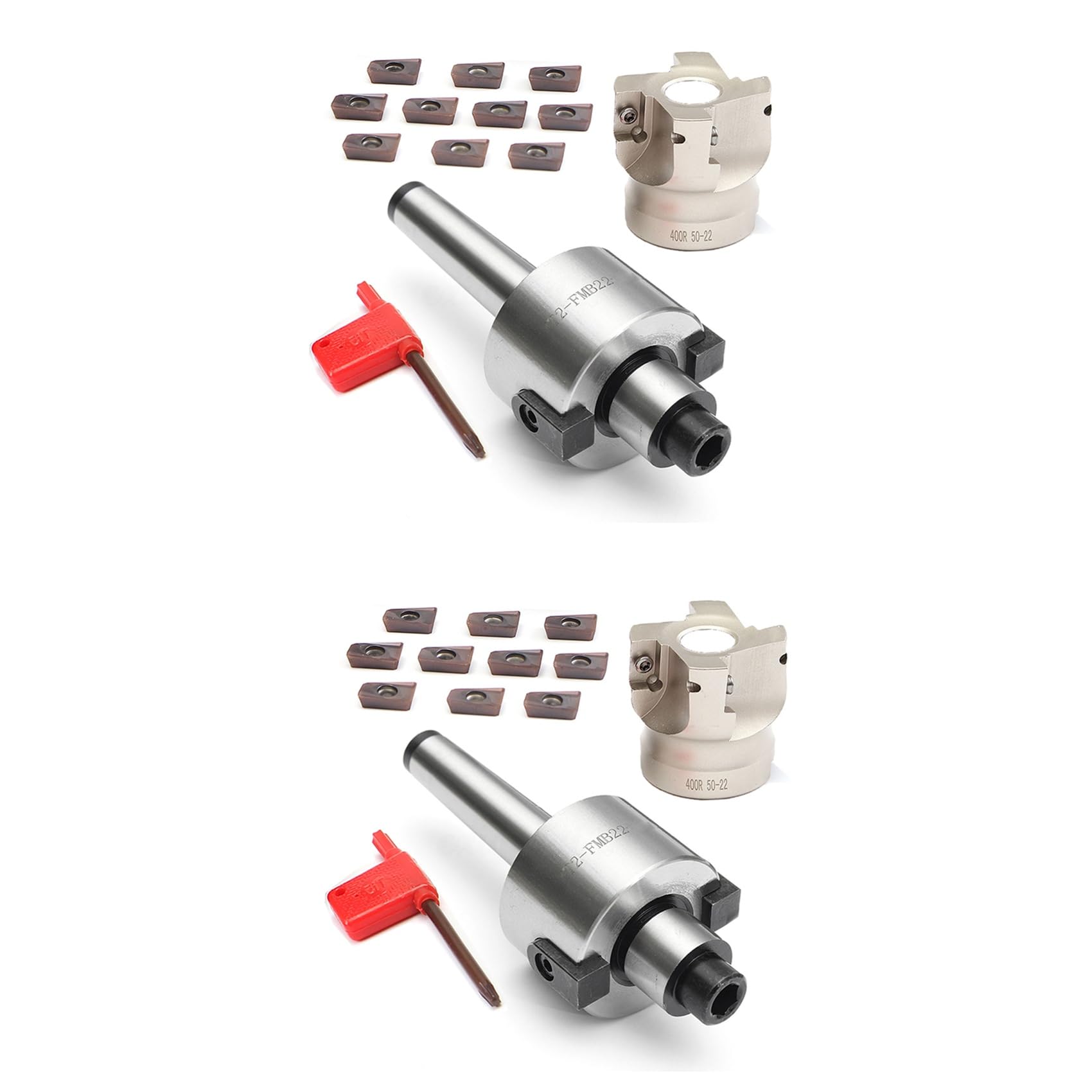 Fresa de cara CNC MT2 con insertos de carburo APMT1604 de alta resistencia