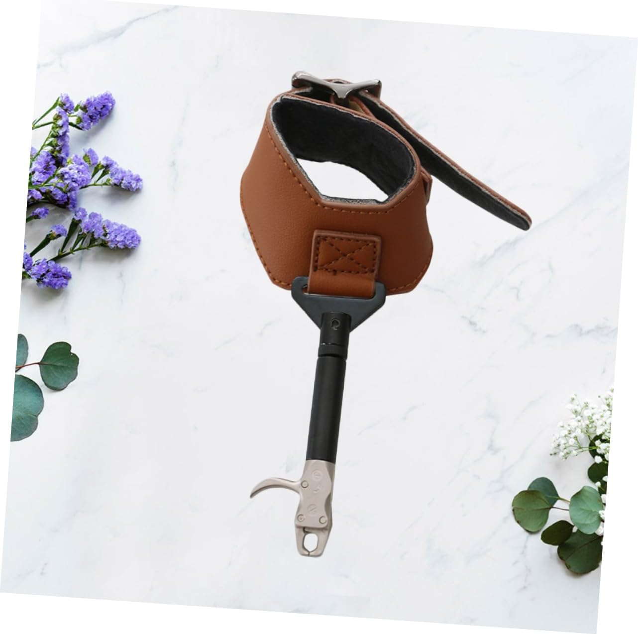 TOYANDONA Wrist Accessories Arrow Wristband for Recurve Arrow Caliper Recurve Strap Brown