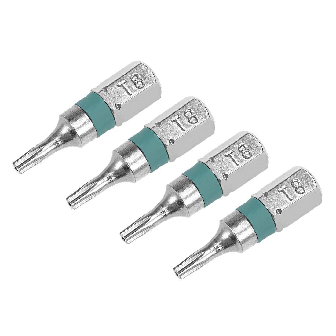4 Embouts Tournevis Torx Sécurité T6 - Longueur 25 Mm, Magnétiques, Par Uxcell