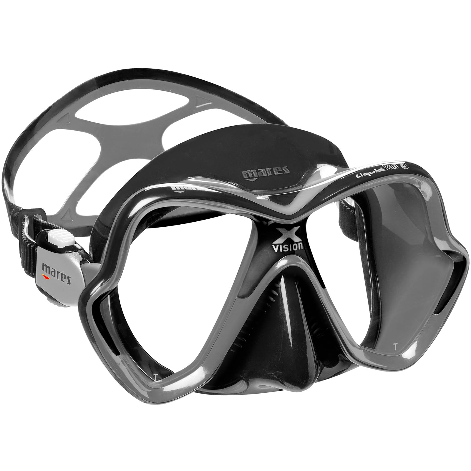 Mares X-Vision Ultra Liquidskin Diving Mask - Black/Grey