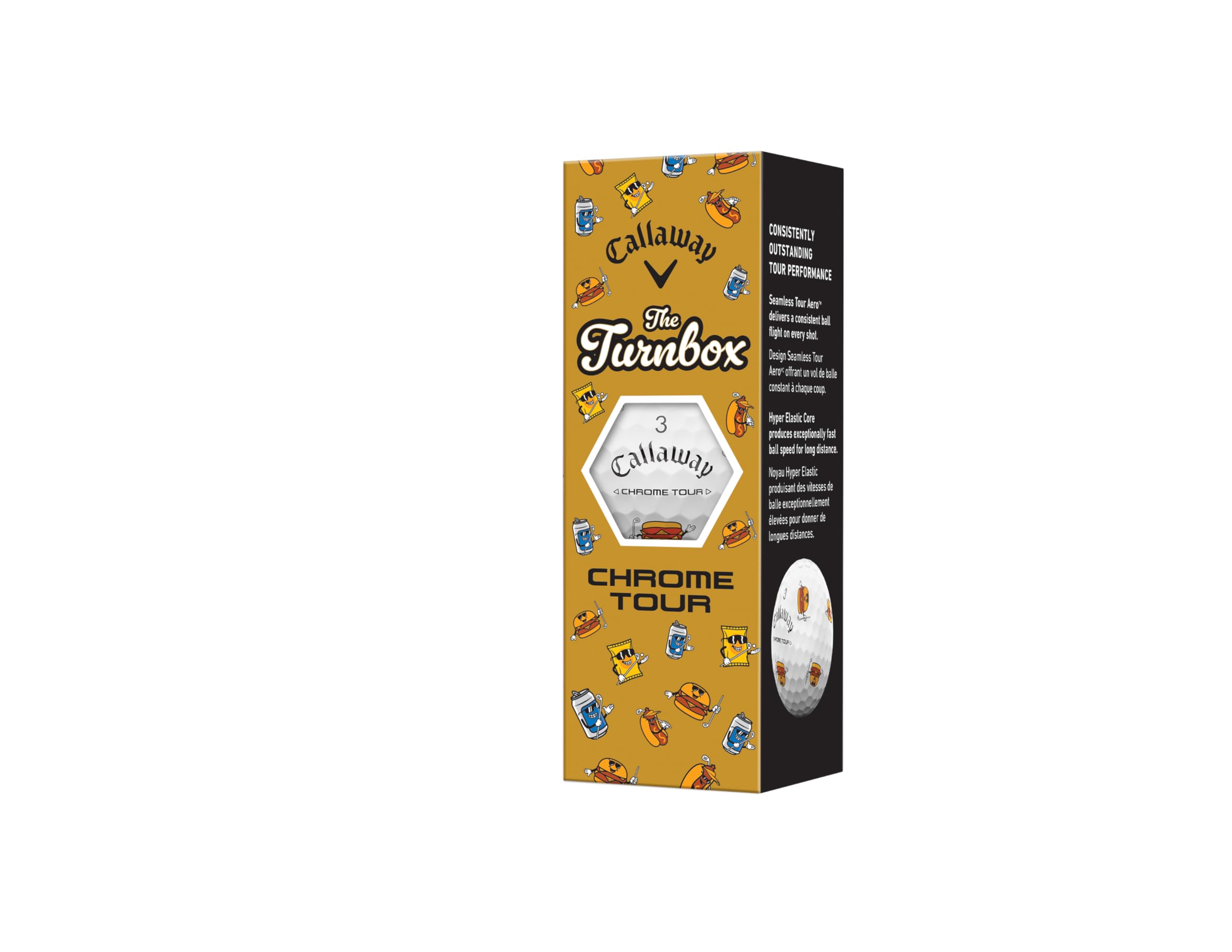 Callaway Golf Chrome Tour - Palline da golf (Truvis (Turn Box)