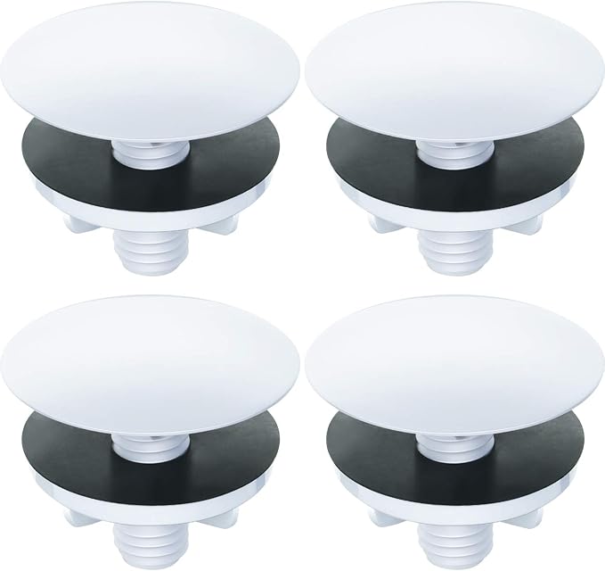 WILLBOND 4 Pieces Kitchen Sink Hole Cover Faucet Hole Cover