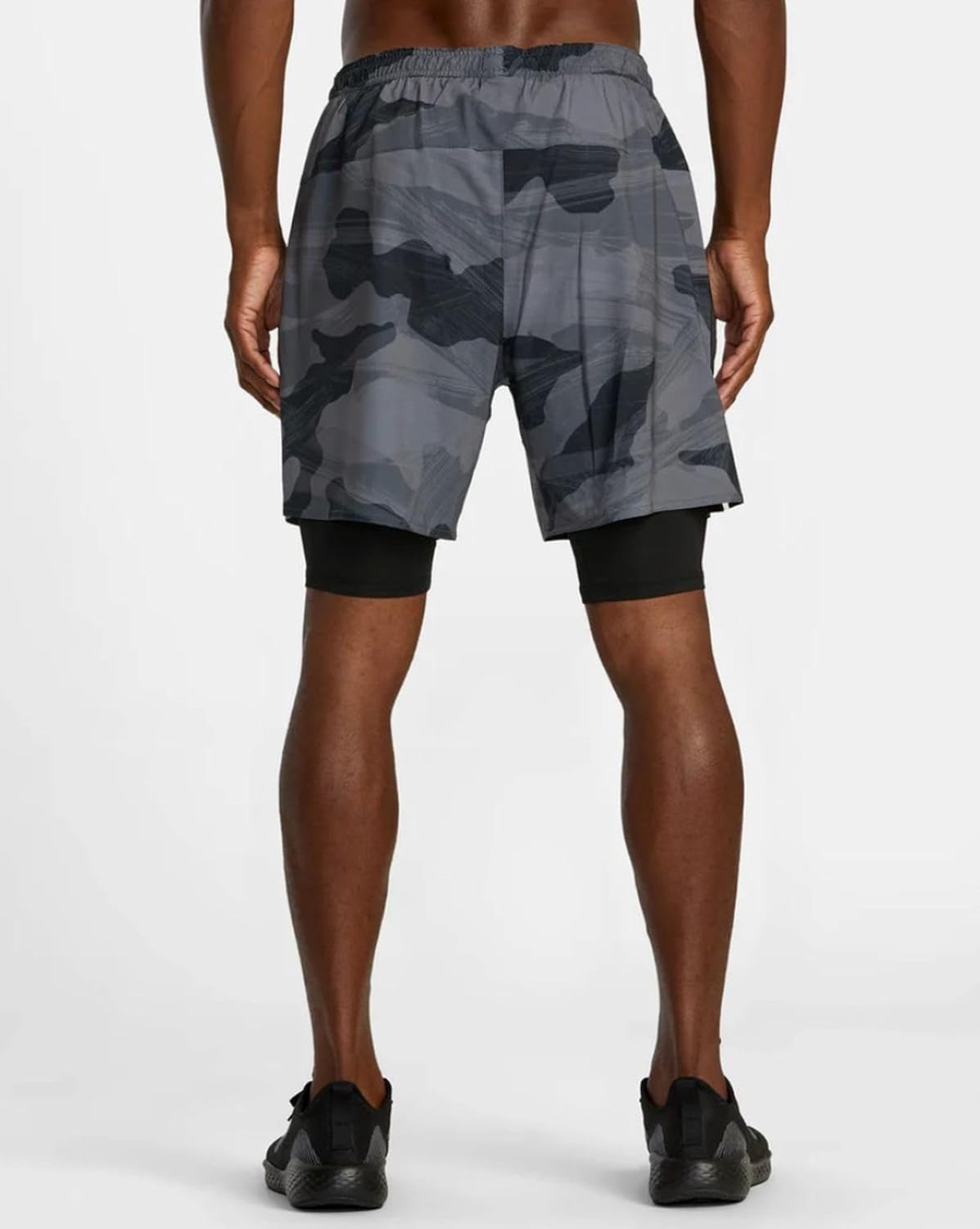 RVCA Sport Men's 17" Yogger Train 2 in 1 Workout Shorts with Compression Liner