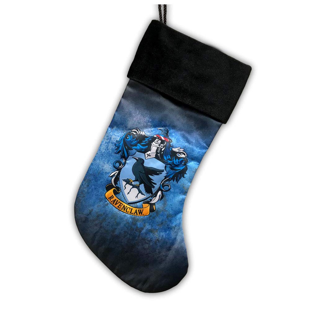Harry Potter Slytherin Christmas Stocking - Large 30x50cm Velvet Touch Hogwarts House Xmas Stocking, Officially Licensed