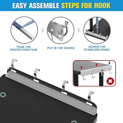 Miniatura 7 de JayRex Estante de Esquina de Encimera, Organizador Mueble de 3 Niveles Desplazable para Encimera de Baño, Maquillaje, Tocador, Estante de Escritorio