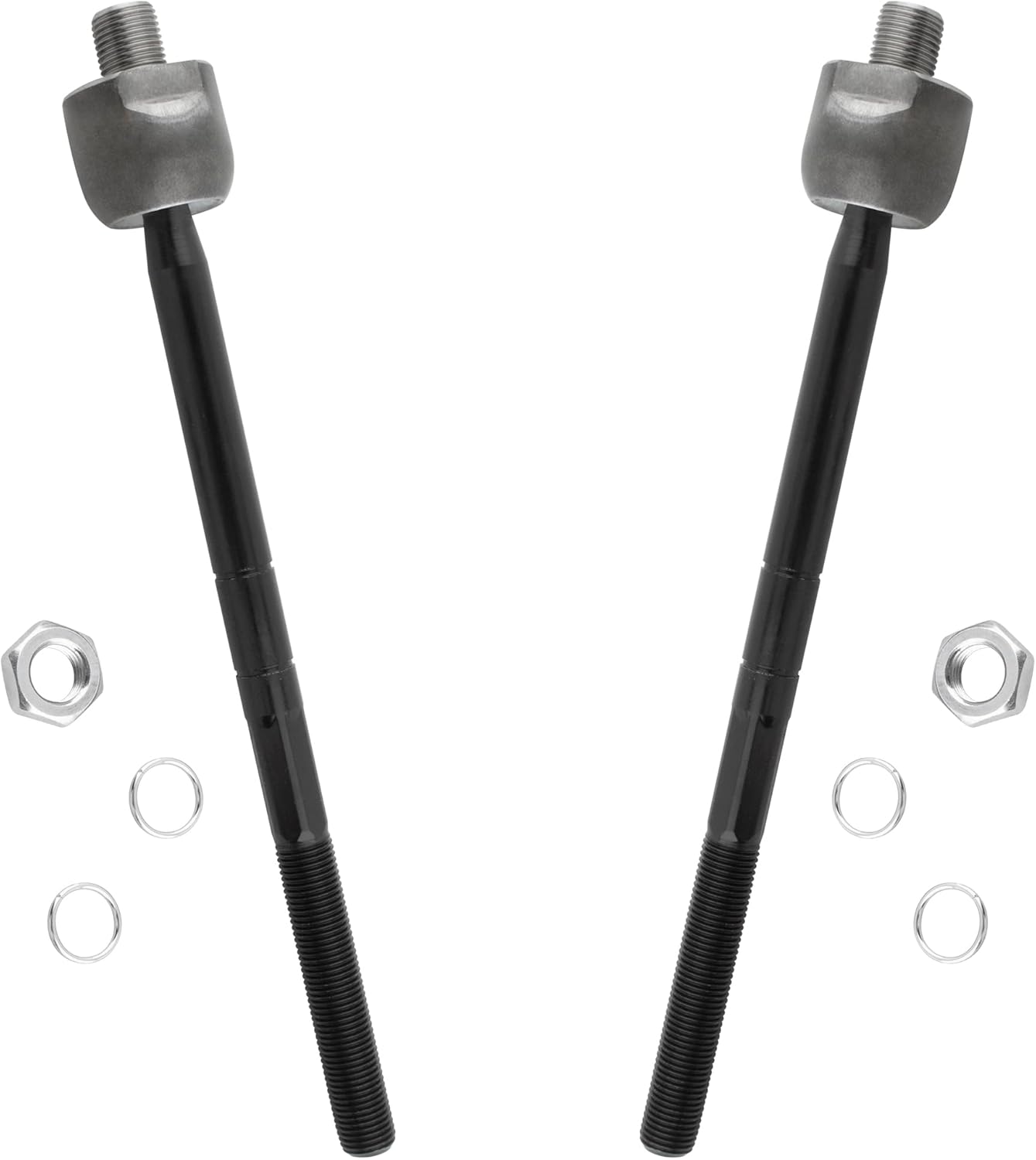 4Pcs Front Inner Outer Tie Rod End Links Kit Fit For Ford Explorer & For Mercury Mountaineer 1998-2001, Ranger 98-11, For Mazda B2300 01-09, B2500 98-01, B3000 98-07, B4000 98-09 ES3461 EV317