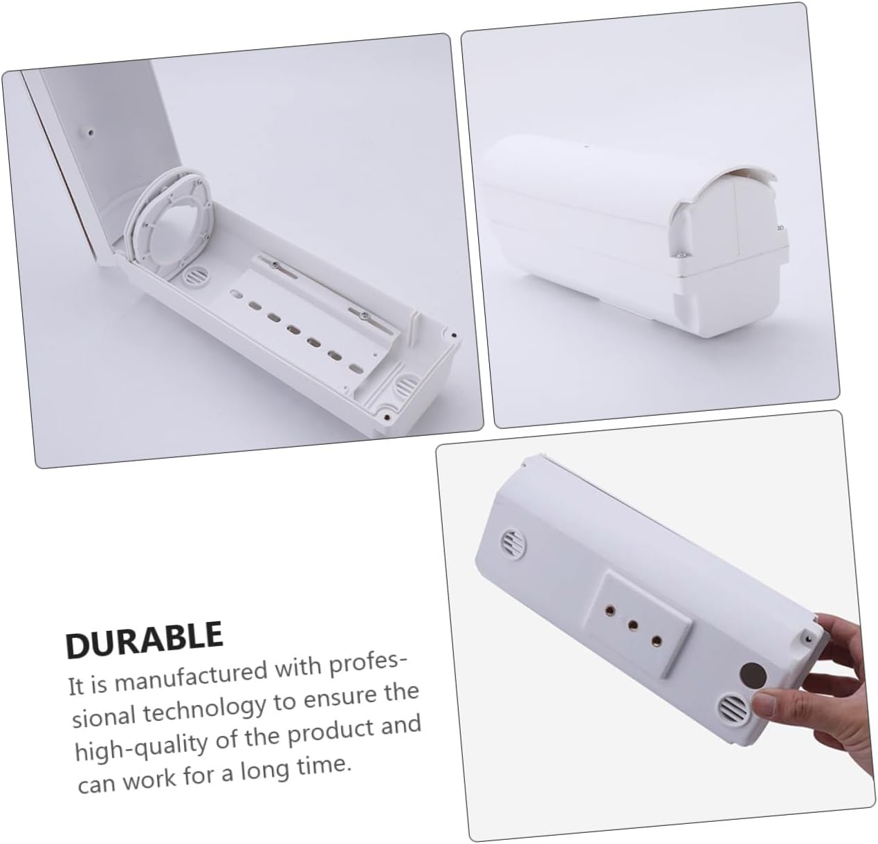 PRETYZOOM Monitor Camera Protective Cover Plastic Security Camera Case Accessories for Surveillance CCTV Systems