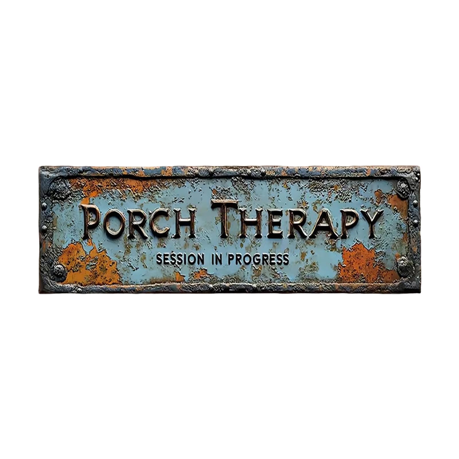 Jazuaiao Antique Metal Wall Art Decoration Retro Tin Sign Wall Ornament for Cafe Entryway Home Party Decoration Traditional Tin Sign