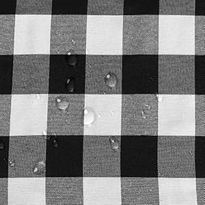 Barossadesignbuffalocheckshowercurtaincottonblendplaidwoventexturemachinewashablewaterrepellentrusticfarmhousestyleforbathroomblackandwhite71x72inch  Urban Country Home Decor Barossa design buffalo check shower curtain cotton blend plaid woven texture machine washable water repellent rustic farmhouse style for bathroom black and white 71×72 inch  urban country home decor