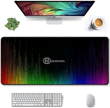 OIVO INDIA Extended Size XL (80 cm x 30 cm) Gaming Mouse Pad|Non-Slip Rubber Base|Laptop Computer|Keyboard Mouse Pad Mousepad