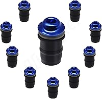 Vista 9 de 10 piezas M5 Juego de tornillos para parabrisas de motocicleta, tornillos universales para parabrisas de motocicleta CNC, funciona en parabrisas OEM