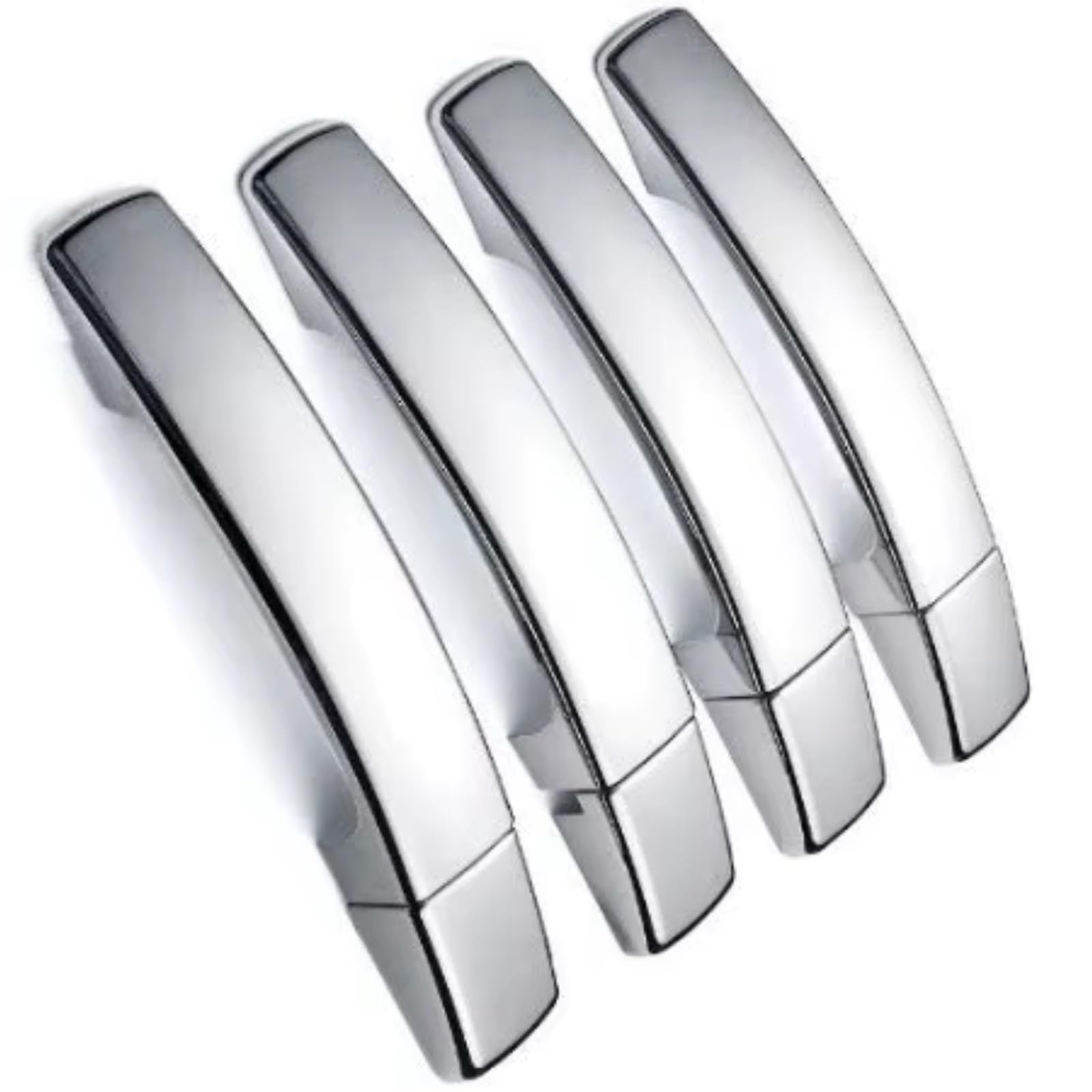 Rcuihgfb One Color Door Handle Shell Compatible With Land For Rover For Freelander 2 2006-2010 For Discovery For Lr3 2005-2009 Car Exterior Door Handle Cover Trim Set