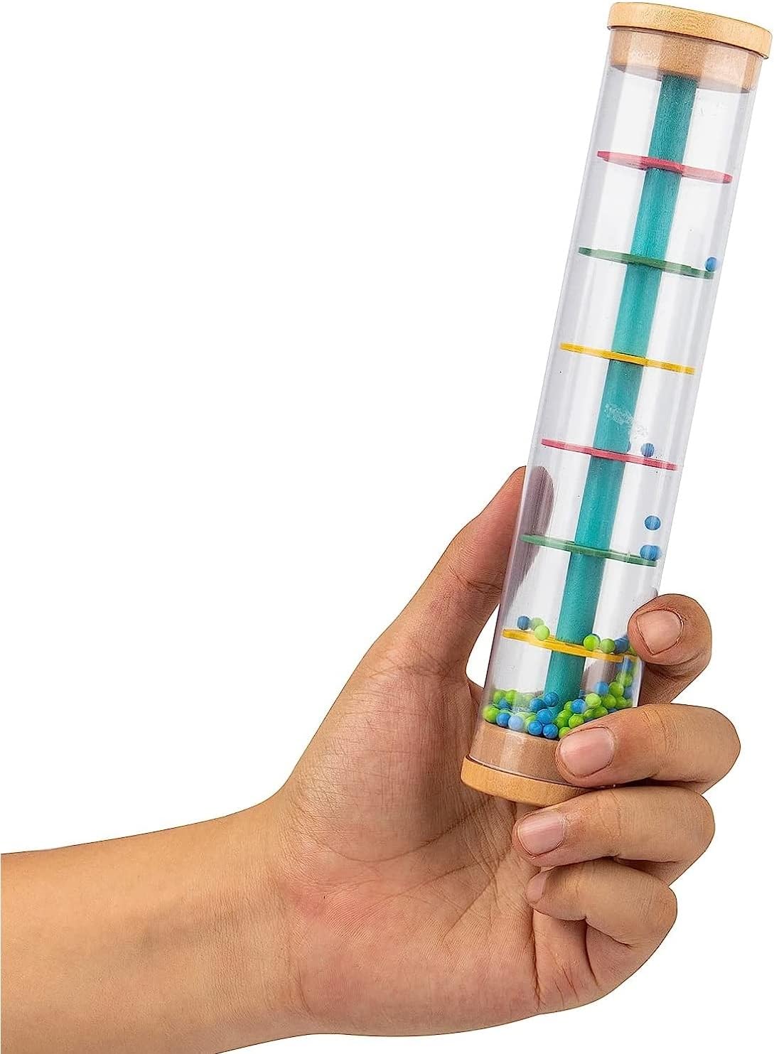 Rainmaker Baby Rain Stick Toys for Kids 8 inch Rainstick