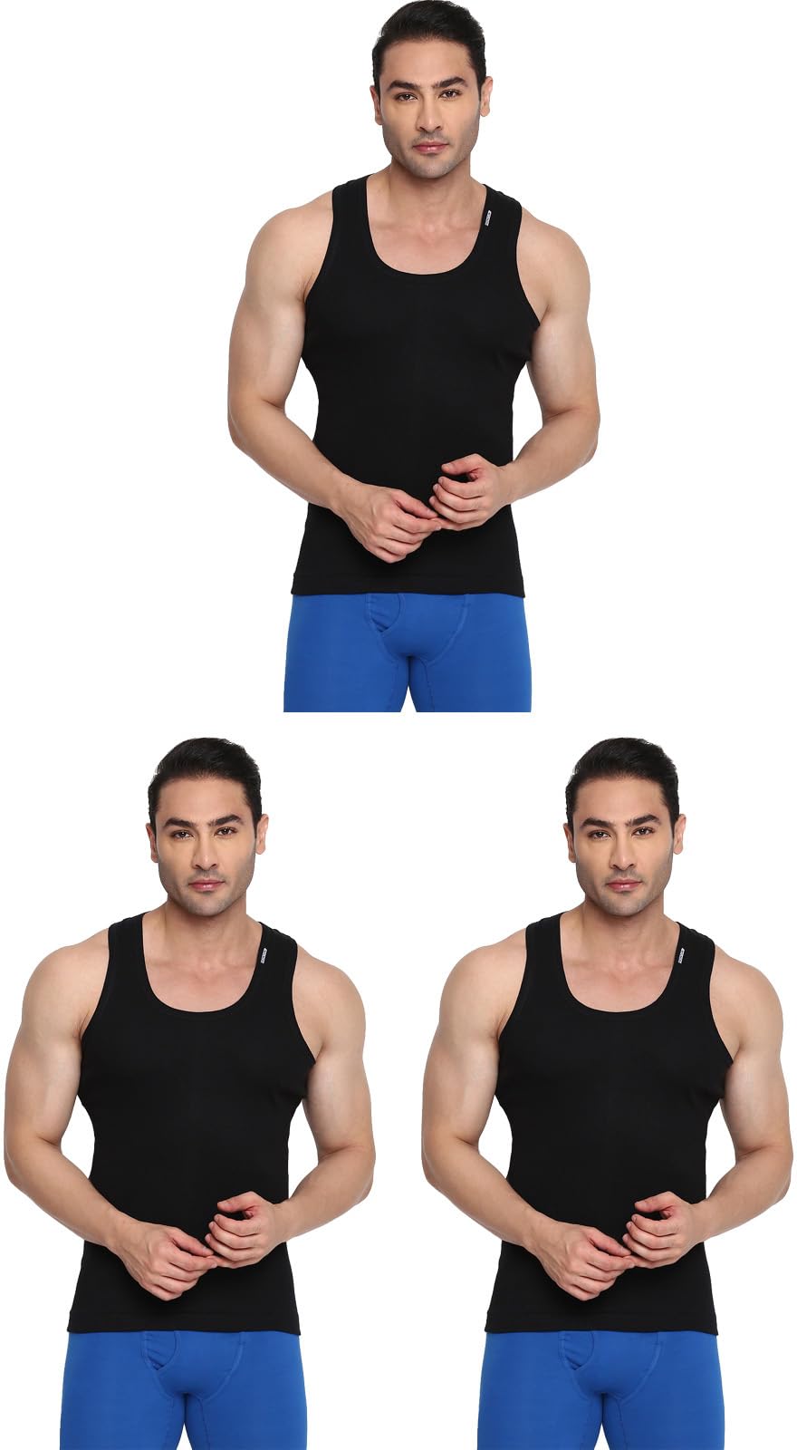 Men's Striped Regular Fit Vest-image-31
