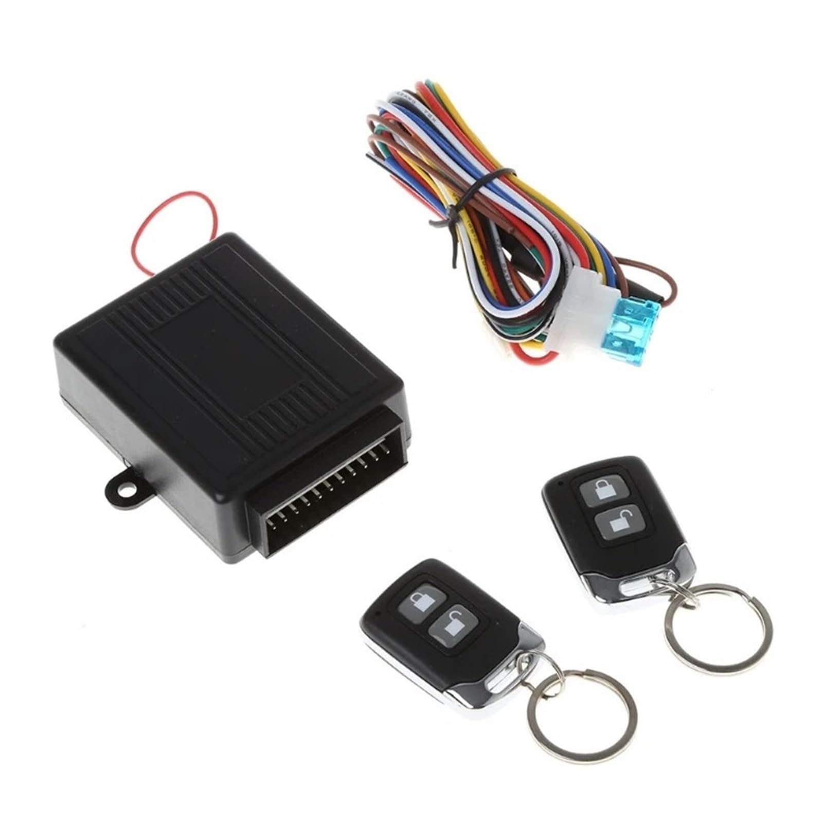 SystèMe D'alarme Antivol Voiture Système D'alarme De Voiture, Kit Verrouillage Central À Distance Automatique, D'entrée Sans Clé For Porte