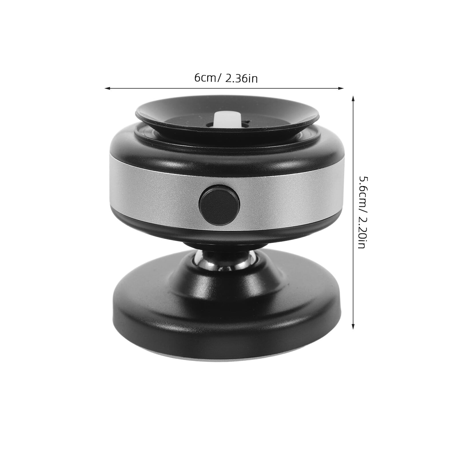 VALICLUD Supporto Magnetico per Telefono Auto Ventosa in Plastica, Design Pieghevole e Tecnologia a Vuoto per Cruscotto, per Smartphone in Auto