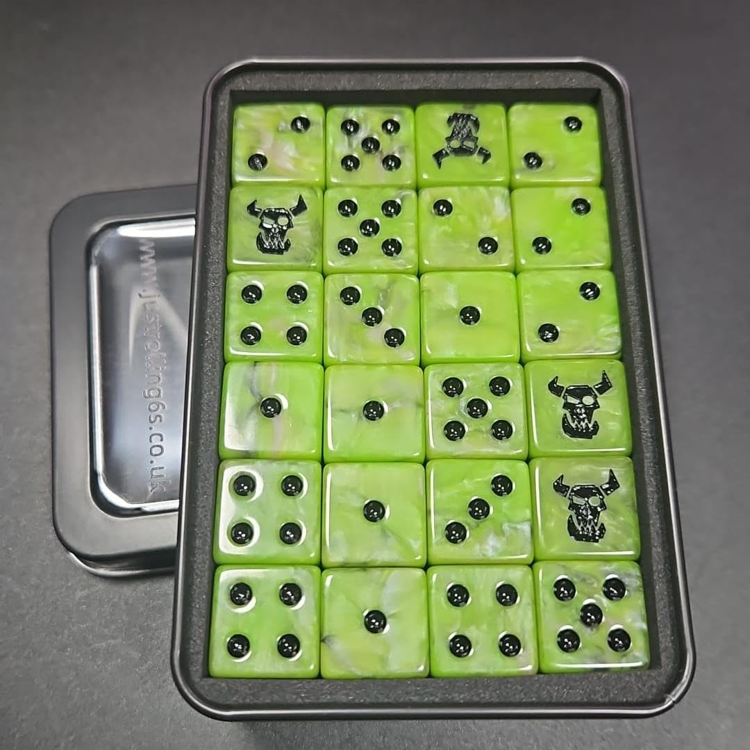 24 Dice Packed in a branded tin