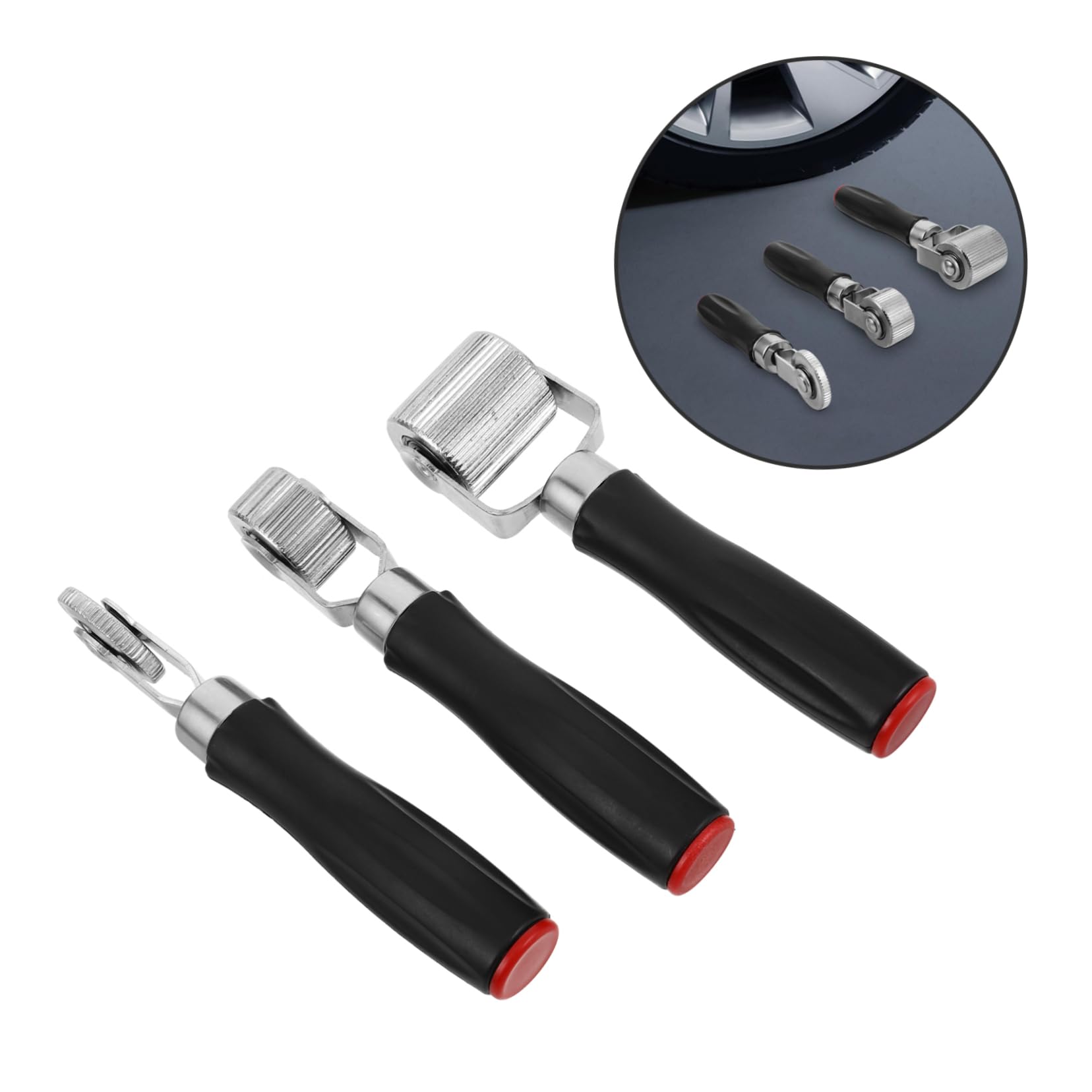 CHILDWEET 3pezzi Kit Di Riparazione Pneumatici Strumenti Di Riparazione Per Auto e Camion Rulli Buffing Per Pneumatici Resistente Facile Da Usare e Portatile