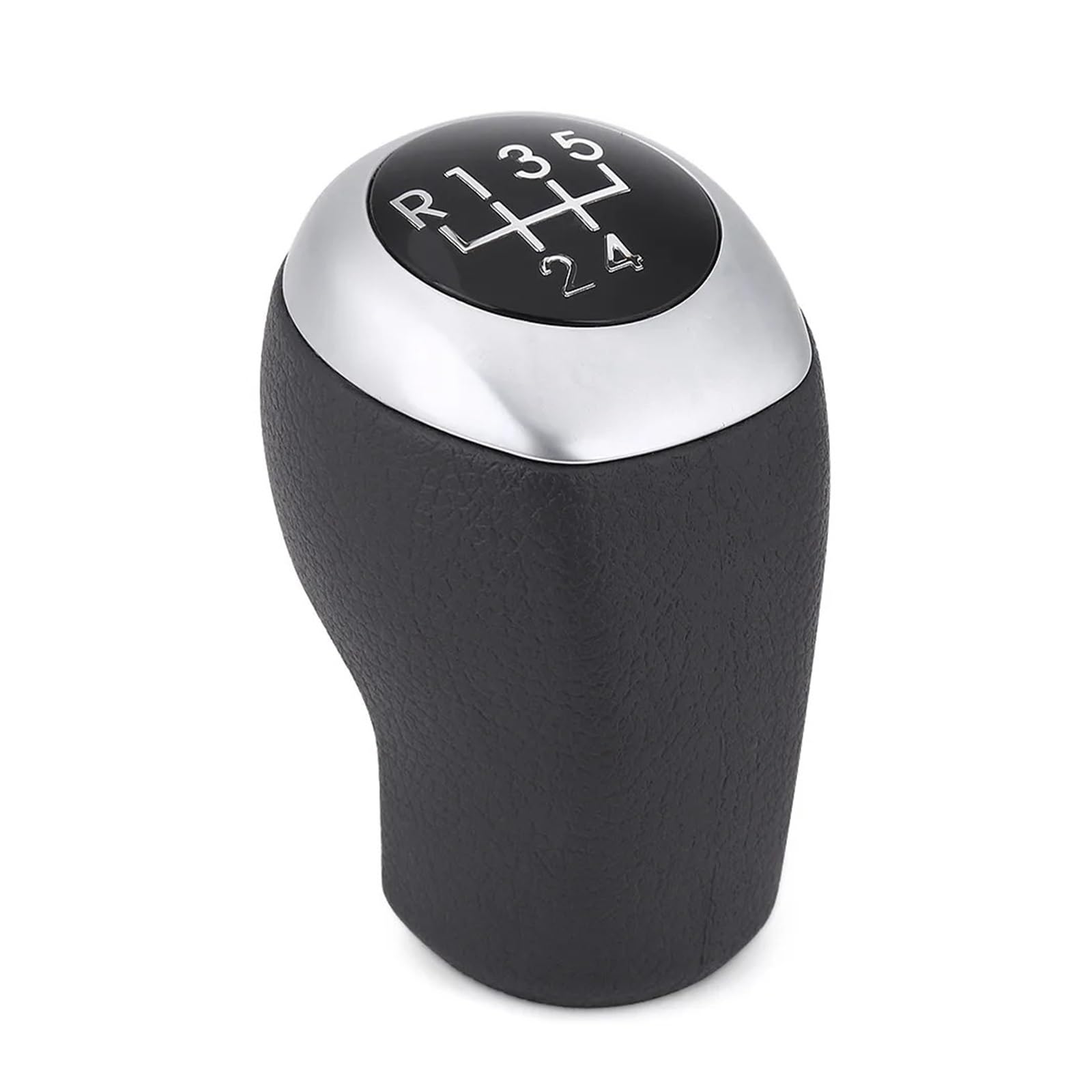 KUNYOS Leather Gear Knob for Hyundai for Accent 2011 2012 2013 2014 5 Speed Car Gear Stick Shift Knob Head Styling