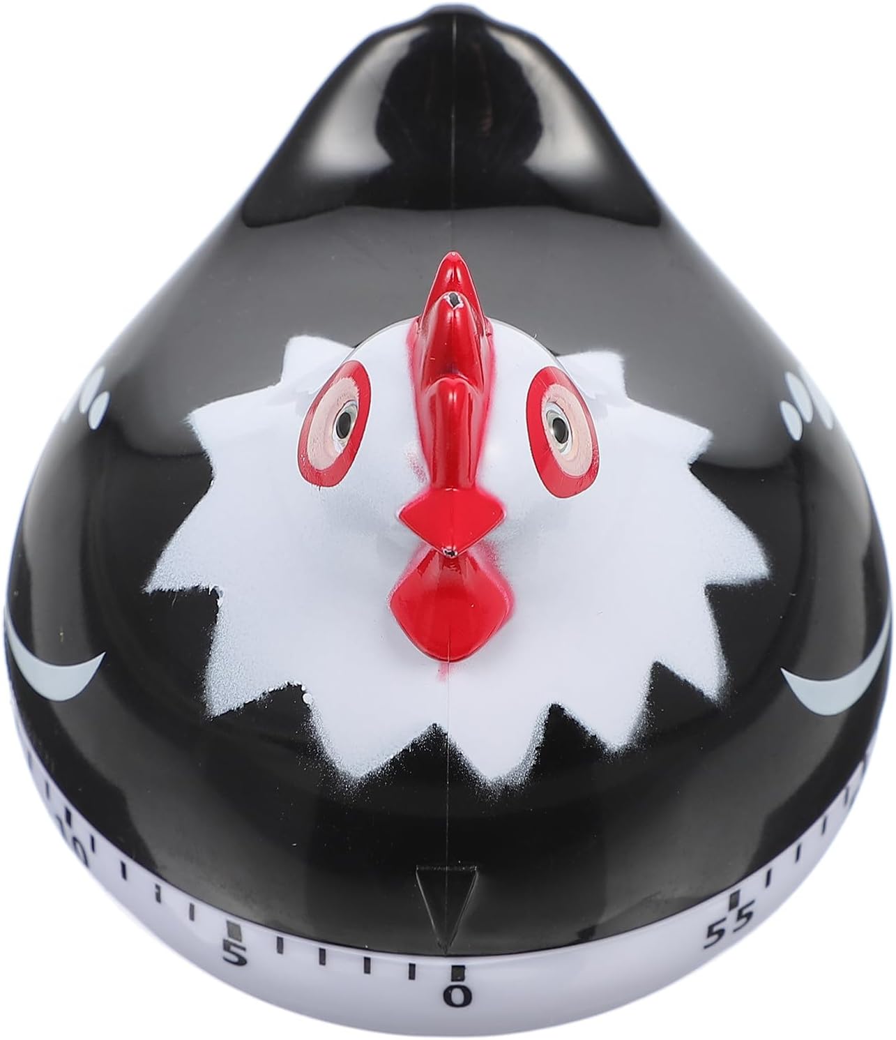 Mechanical Cartoon Kitchen Timer Lovely Black Chicken Countdown Cooking Timer Tool for Home Baking and Cooking Time Reminder